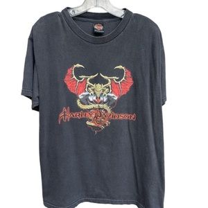 Harley Davidson HD Vintage Y2K 00’s Dragon T-shirt Las Vegas Large